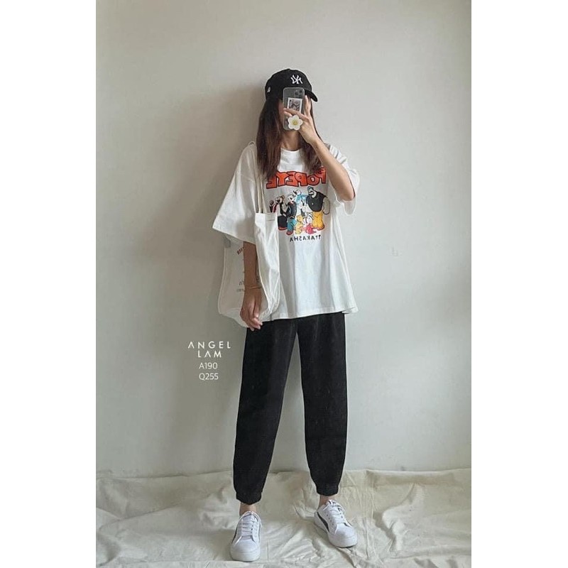 Quần Jogger chất Len Tăm