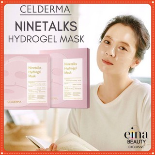 Mặt Nạ Thạch Sinh Học Cấp Ẩm, Đàn Hồi, Căng Bóng Da Celderma Ninetalks Hydrogel Mask 30g