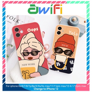 [ Xả ] Ốp lưng iphone viền nổi bóng boy girl 6/6plus/6s/6splus/7/7plus/8/8plus/x/xr/xs/11/12/pro/max/plus/promax - Awifi