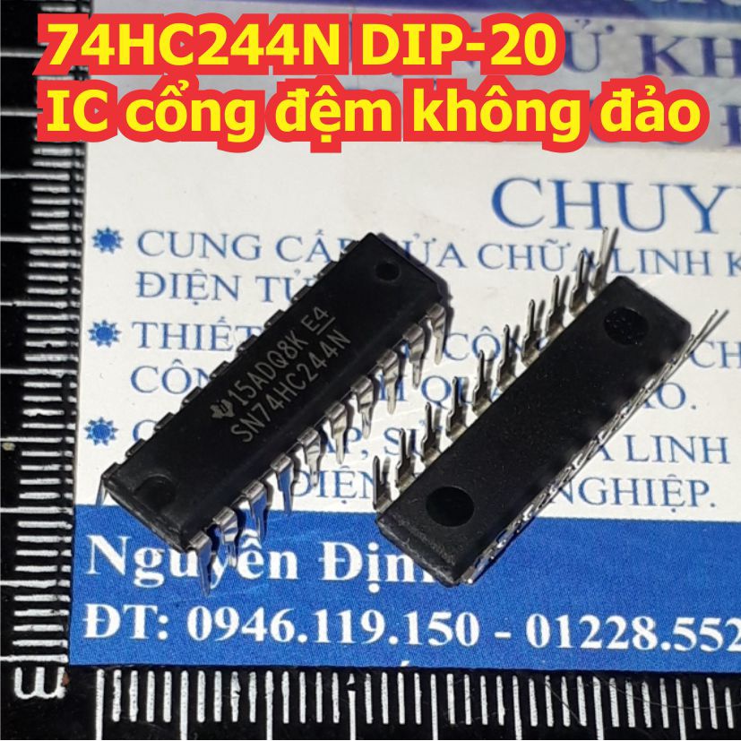 5 con 74HC244N 74HC244 HC244 DIP-20 IC cổng đệm không đảo kde1400