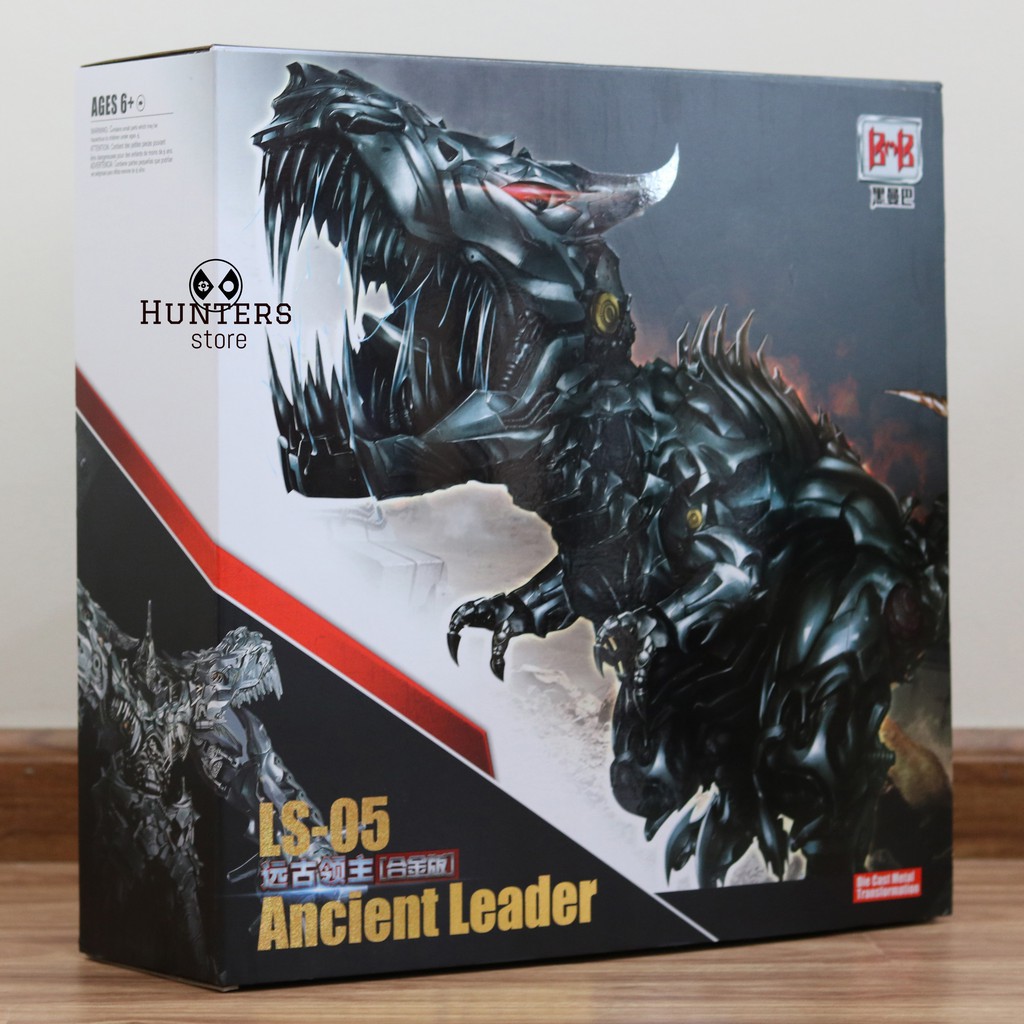 Mô hình Ancient Leader Grimlock LS-05 Black Mamba Dinobot Transformers Oversize Ls05