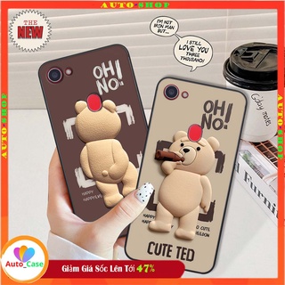 Ốp Oppo F5 / F5 Youth / F7 in hình gấu giễ thương, siêu đẹp,siêu độc đáo