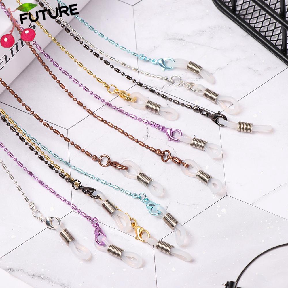 FUTURE Vintage Unisex Metal Eyeglass Necklace Adjustable Ends Glasses Chain