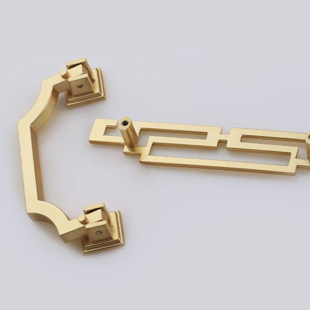 ZAIJIE24 Tay Nắm Cửa Tủ Bằng Hợp Kim Kẽm Trang Trí Nội Thất