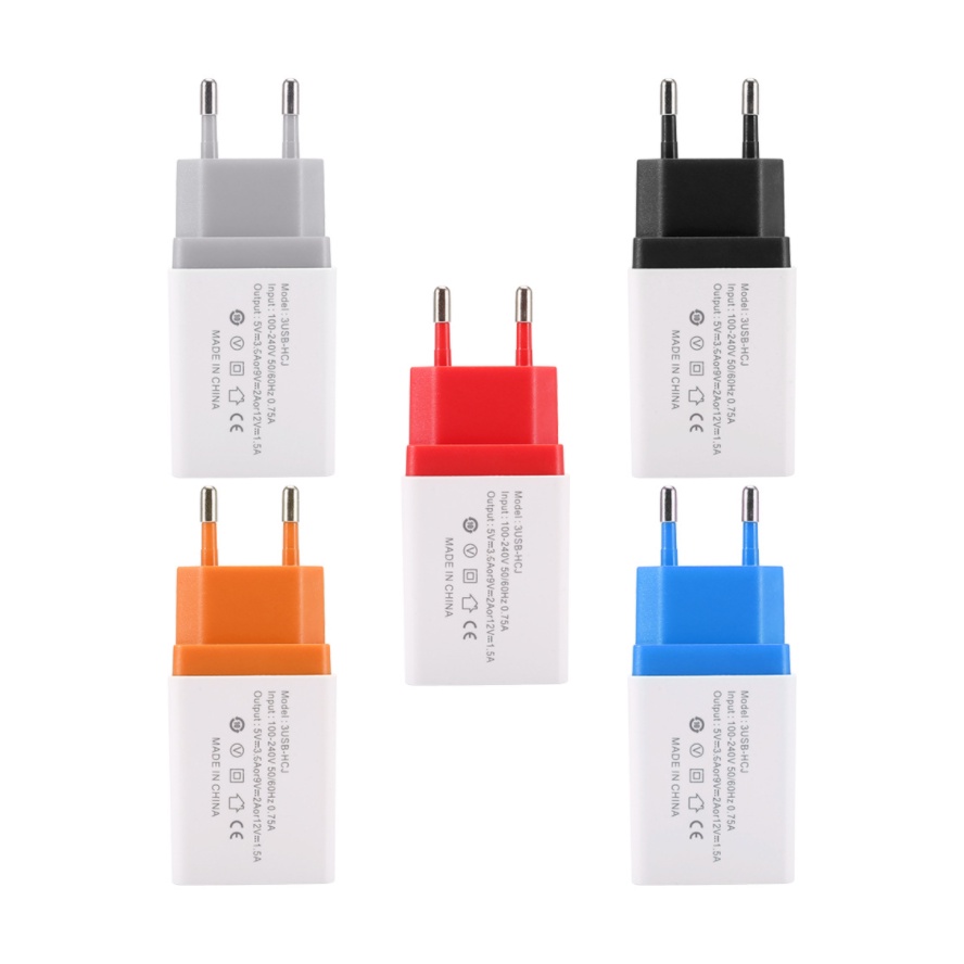 Củ Sạc Điện Thoại Đi Động AR003 3USB-2A  Đốc Sạc Thông Minh Tiện Lợi An Toàn Cho Mọi Loại Thiết Bị - BENTEX