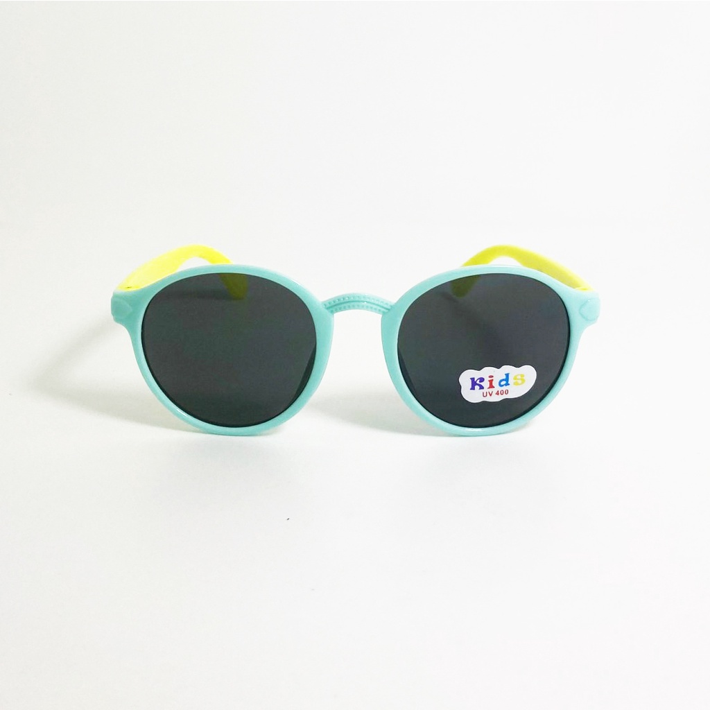 Kính mát trẻ em thời trang JJ5806đen gọng nhựa, tròng kính đen chống tia UV bảo vệ mắt dành cho bé từ 1 đến 4 tuổi