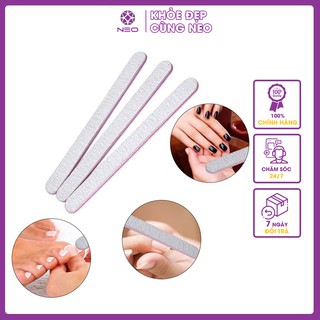Dũa Móng Tay NEO Chuyên Dụng, Loại Nhám 2 Mặt Hình Tròn, Dũa Form Móng Đẹp Và Đánh Bóng Móng Tay An Toàn