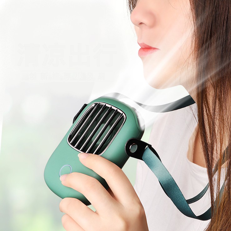 Quạt đeo cổ mini ,cầm tay,để bàn,pin 1800mAh , thờii gian sử dụng tới 6h | BigBuy360 - bigbuy360.vn