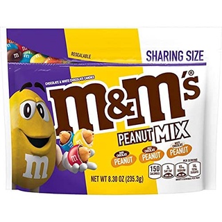 Kẹo m&m mỹ túi zip kéo sharing size