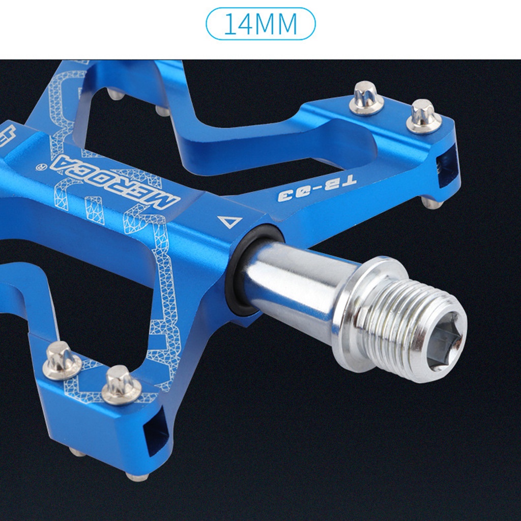 Bàn Đạp Phẳng Màu Đen 61 Kích Thước 9 / 16 &quot;Chuyên Dụng Cho Xe Đạp Leo Núi MTB