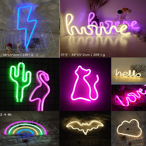 ĐÈN LED NEON TRANG TRÍ NHIỀU MẪU CHON LỰA