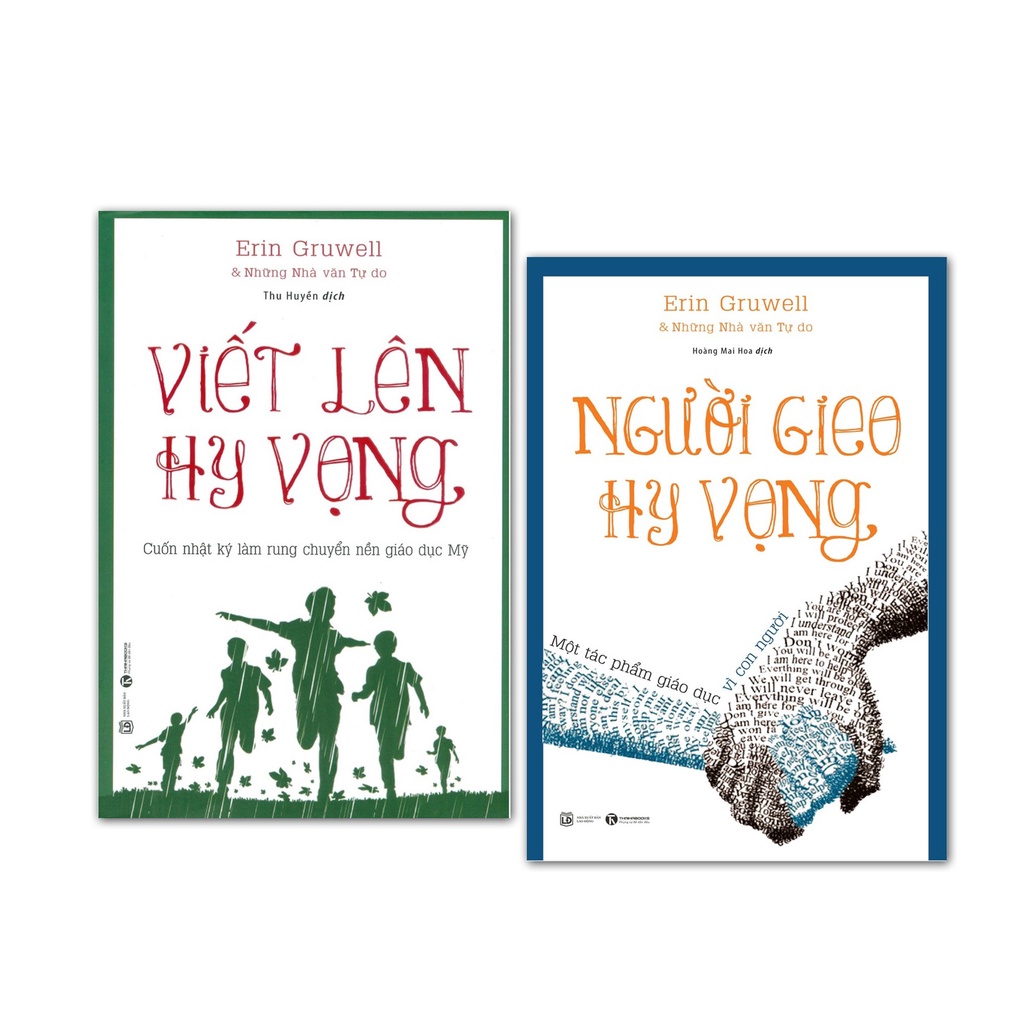 Sách -Combo Kỹ Năng Sống : Người Gieo Hy Vọng + Viết Lên Hy Vọng - Thái Hà