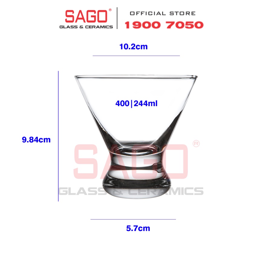 Ly Thủy Tinh Cao Cấp Cosmopolitan Glasses 244ml