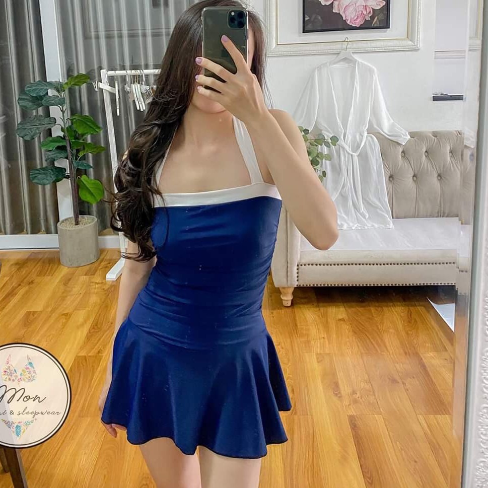 Bikini Nữ Một Mảnh Váy Liền Đi Biển Freesize Bin Sports BHV086 | BigBuy360 - bigbuy360.vn