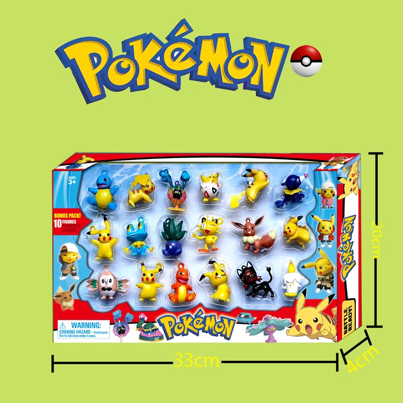 Một pack gồm 3 thẻ bài Pokemon và 1 nhân vật pokemon ngẫu nhiên chất lượng cao