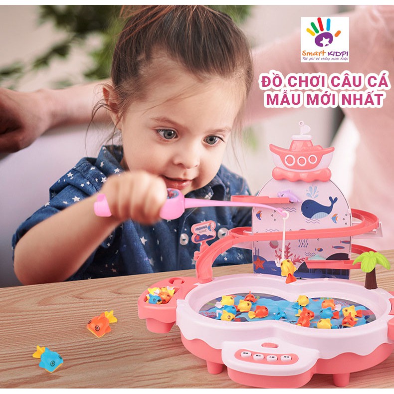 GIÁ ƯU ĐÃI- Đồ Chơi CÂU CÁ THÁP Cá Bay Siêu Xịn Có Nhạc Pin Sạc