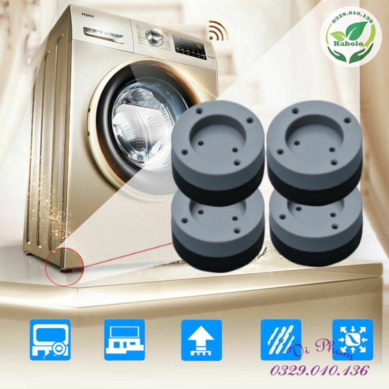 Miếng Cao Su Lót Chân Máy Giặt Cao Cấp Chống Ồn Chống Rung