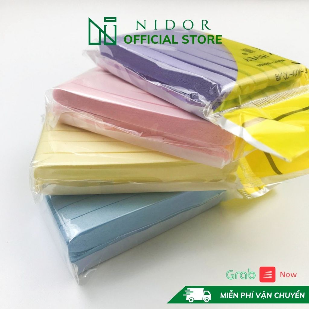 Bông Nở Rửa Mặt Bọt Biển Chivey Gói 12 Miếng - Miếng mút rửa mặt bọt biển dạng nén