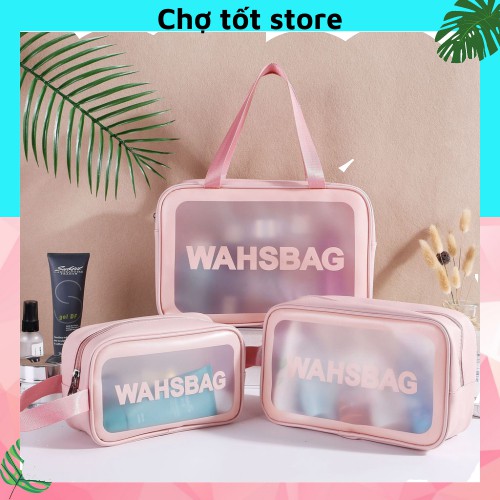 Túi Đựng Mỹ Phẩm Vật Dụng Du Lịch Washbag Chất Liệu PU TPU Chống Thấm 88249 Chợ Tốt Store