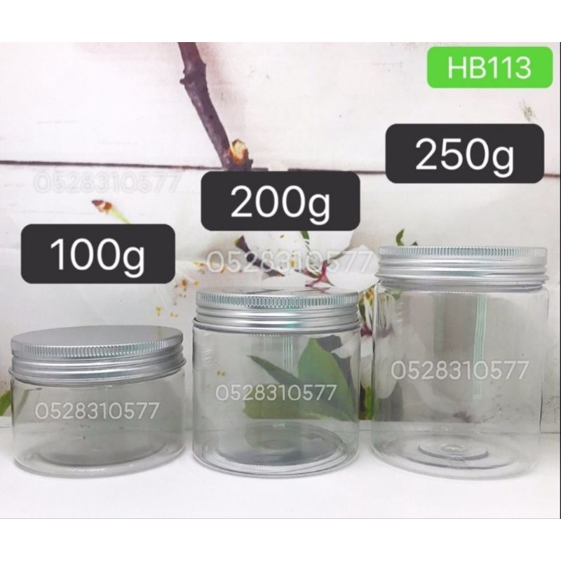 Hủ lọ nhựa PET 100g/200g/250g - Hủ đựng mỹ phẩm - Hủ đựng hạt, mứt...kem giá rẻ nhất
