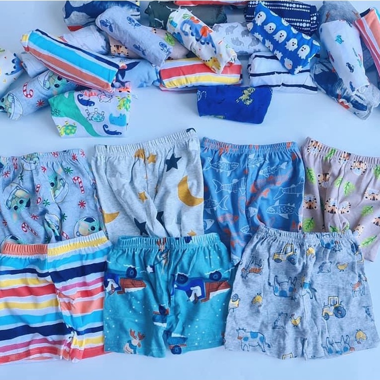 Set 5 Quần Đùi Ngẫu Nhiên Cho Bé Trai Bé Gái MINTSCLOSET Mint's Closet Từ 1 - 5 Tuổi - QR8611