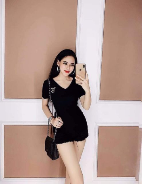 Áo thun cổ tim ♥️ FREE SHIP ♥️ Áo thun đũi cổ tim | BigBuy360 - bigbuy360.vn