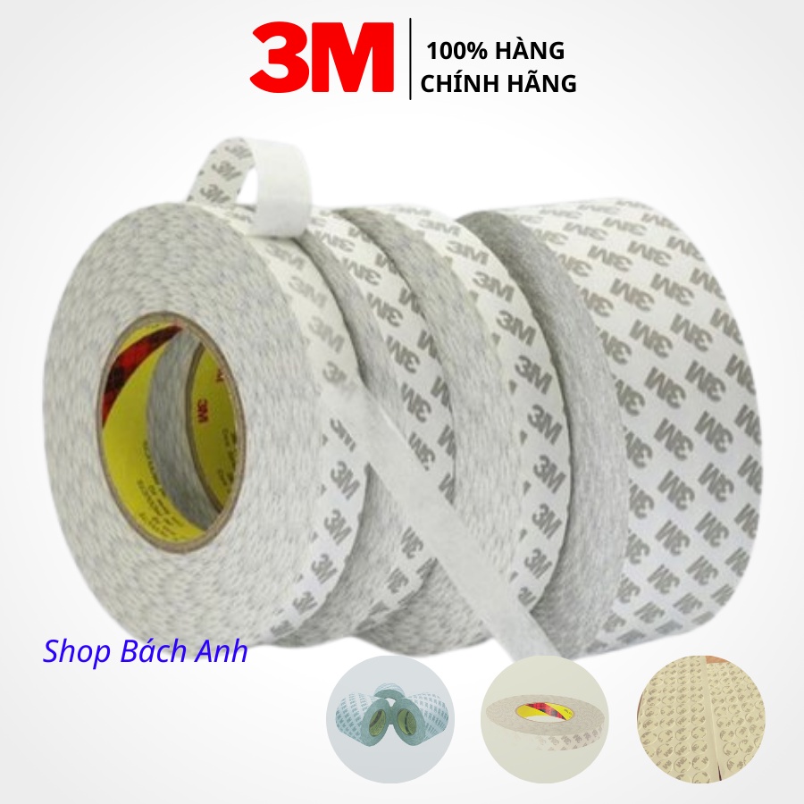 Băng keo 2 mặt 3M - Mỹ 9075 (dán linh kiện điện tử, trang trí)