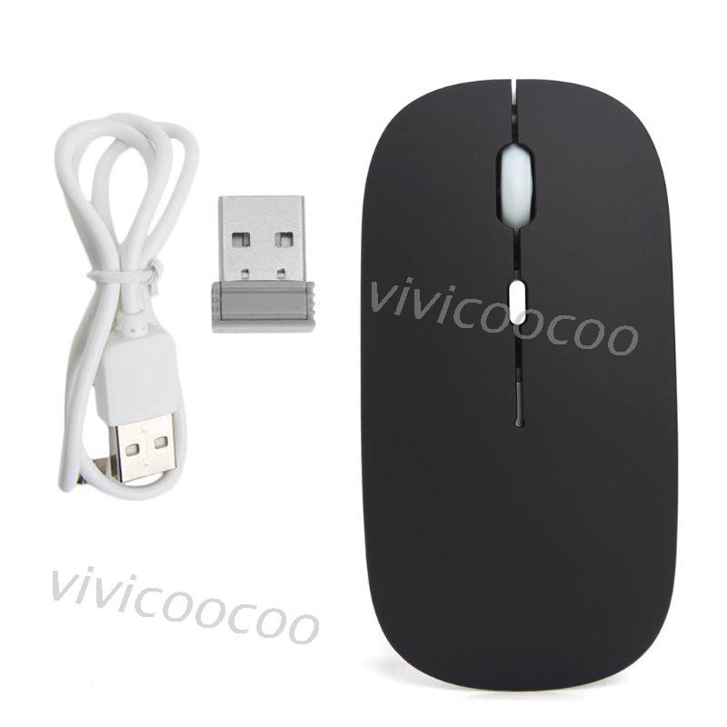 (Hàng Mới Về) Chuột Quang Không Dây Sạc Usb 2.4g