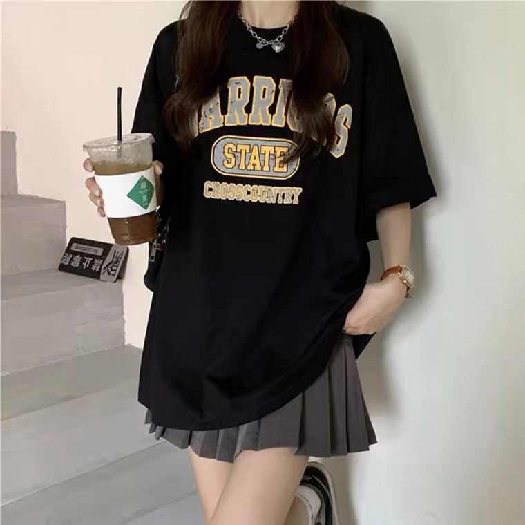 Áo thun tay lỡ WARRIORS ❤️ Áo phông oversize form rộng unisex nam nữ - A01 - Happy Style