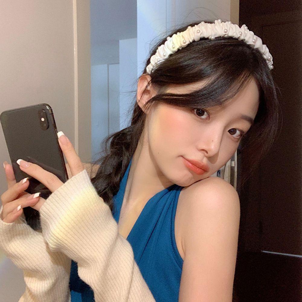 Băng Đô Cài Tóc Bằng Vải Không Trượt Phong Cách Vintage Cho Nữ