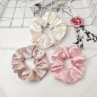 Dây buộc tóc Scrunchies Lụa Satin Bóng panhouse