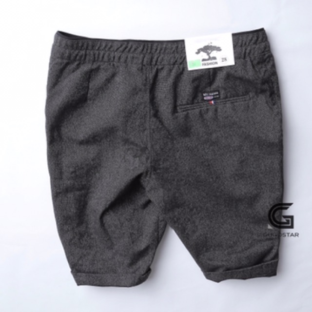 Quần Short Nam Kaki LƯNG THUN CHỮ G436 | BigBuy360 - bigbuy360.vn
