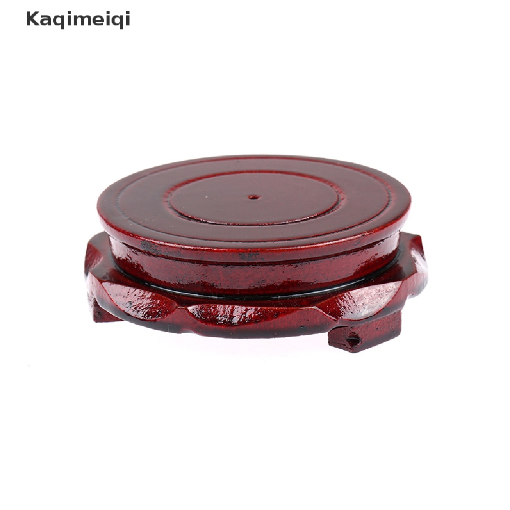 Đế gỗ để bình hoa chạm khắc hình tượng Phật