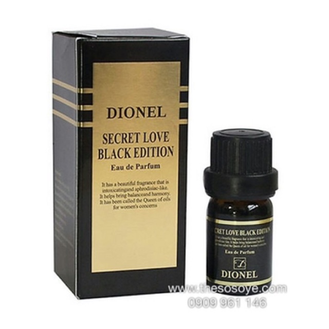 Nước Hoa Vùng Kín Dionel Secret Love Black Edition 5ml