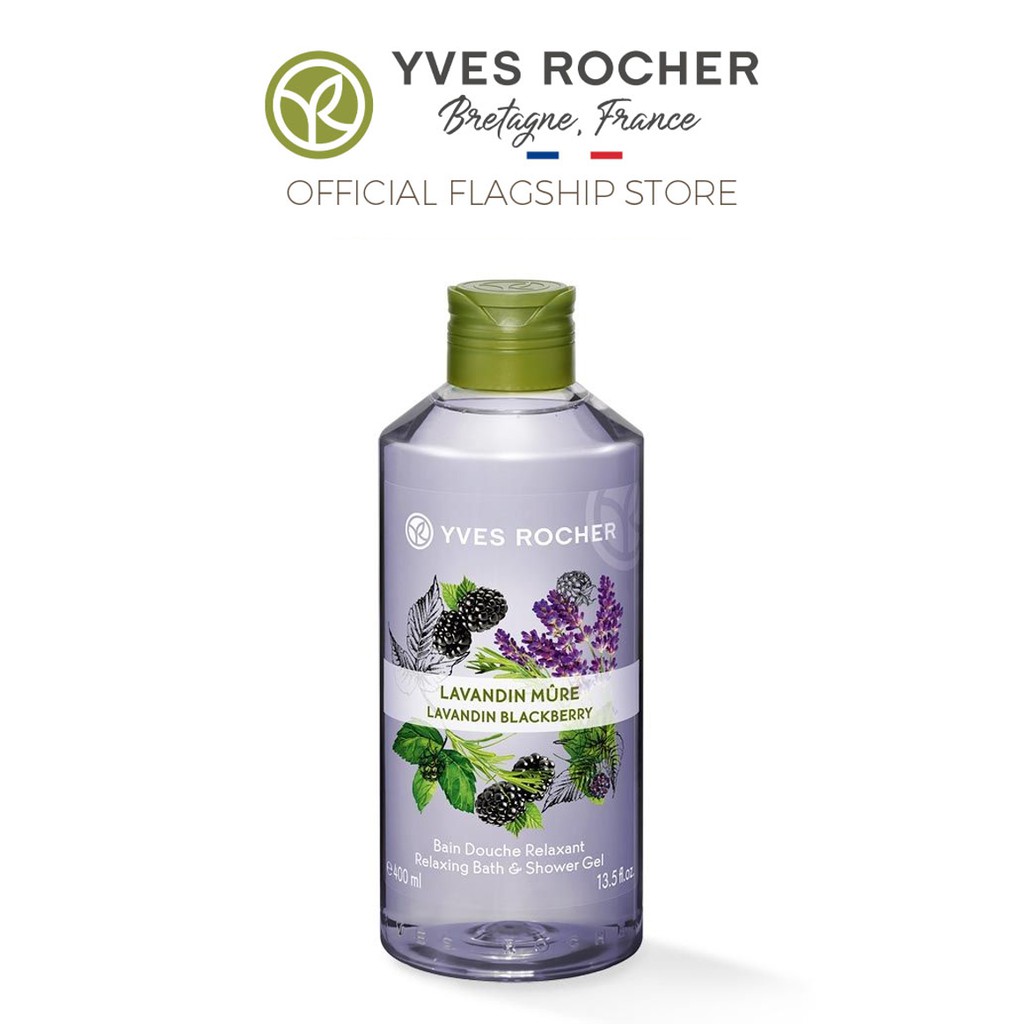 Sữa Tắm Yves Rocher Relaxing Bath And Shower Gel Lavandin Blackberry 400ml