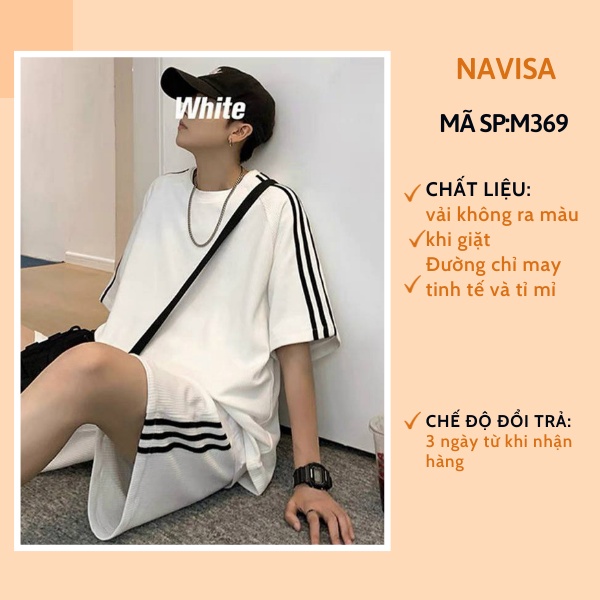 Bộ quần áo thun nữ phom rộng tay lỡ mặc hè đi chơi NAVISA  B369