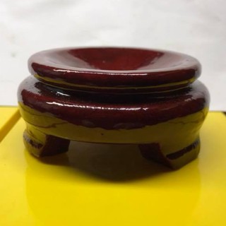 CHÂN ĐẾ GỖ 1 TẦNG CHO QUẢ CẦU ĐÁ PHONG THỦY SIZE DƯỚI 10CM