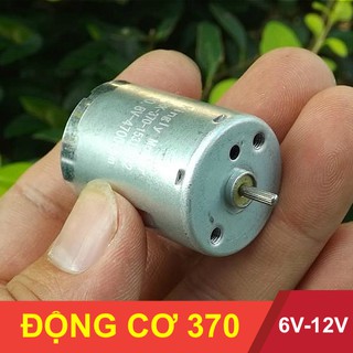Động cơ motor mini 370 cực mạnh 6-12VDC - 2600-5200pm - LK0016