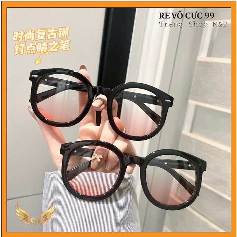 Kính mắt mèo pinky gọng to