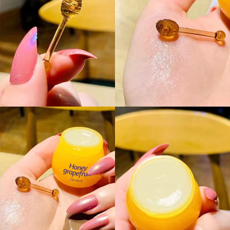 [Hàng mới về] Son dưỡng môi mật ong giúp đôi môi căng mọng mềm mại kiểu dáng dễ thương