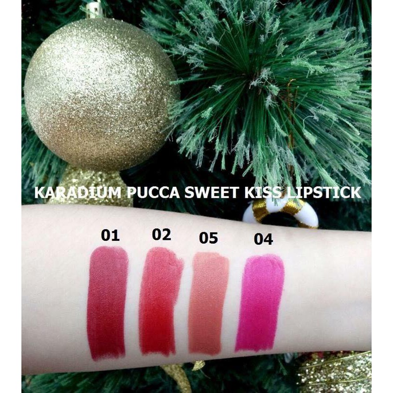 SON THỎI PUCCA SWEET KISS LIPSTICK KARADIUM màu 02,03,05.