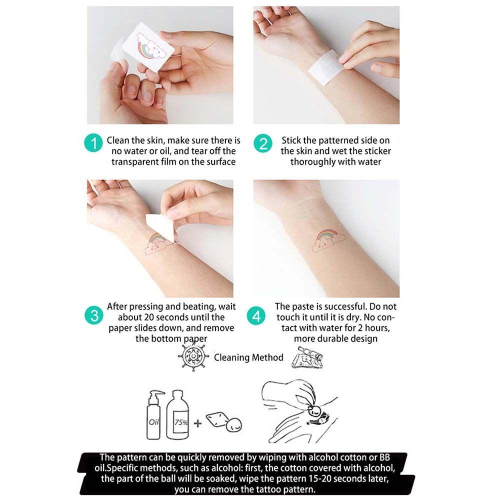 Hình Xăm Dán Trang Trí Cơ Thể Chống Thấm Nước Lâu Trôi Họa Tiết Hoạt Hình Phong Cách Giáng Sinh