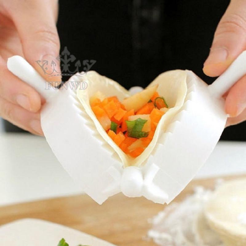 Set 3 khuôn nhựa chuyên dụng tạo hình làm sủi cảo