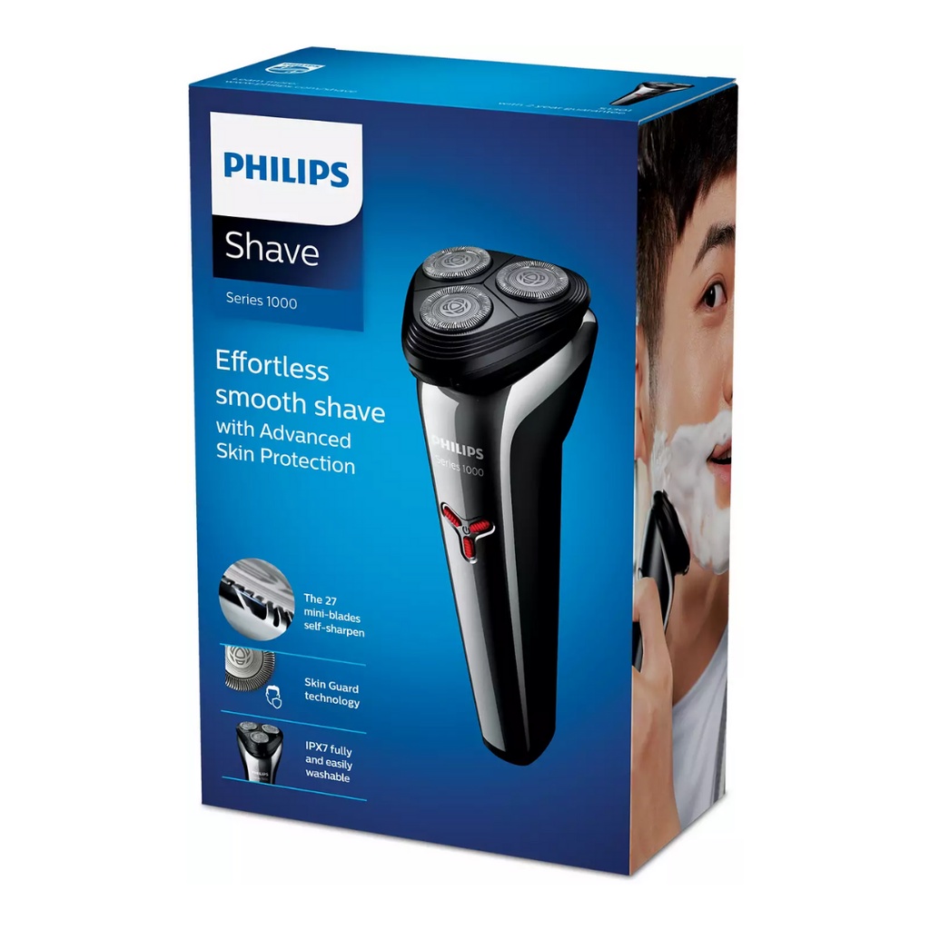 Máy cạo râu khô và ướt Philips S1103/02 - Hàng chính hãng