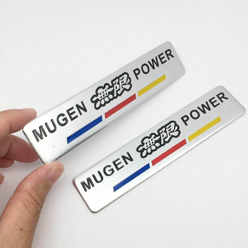 Miếng dán 3D bằng nhôm trang trí xe hơi HONDA Mugen Power HONDA Civic Accord S2000 CR-V