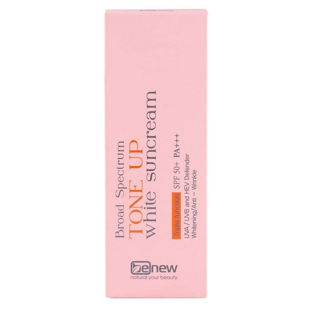 Kem chống nắng phổ rộng, nâng tone, dưỡng trắng - BENEW Broad Spectrum Tone-up White Suncream
