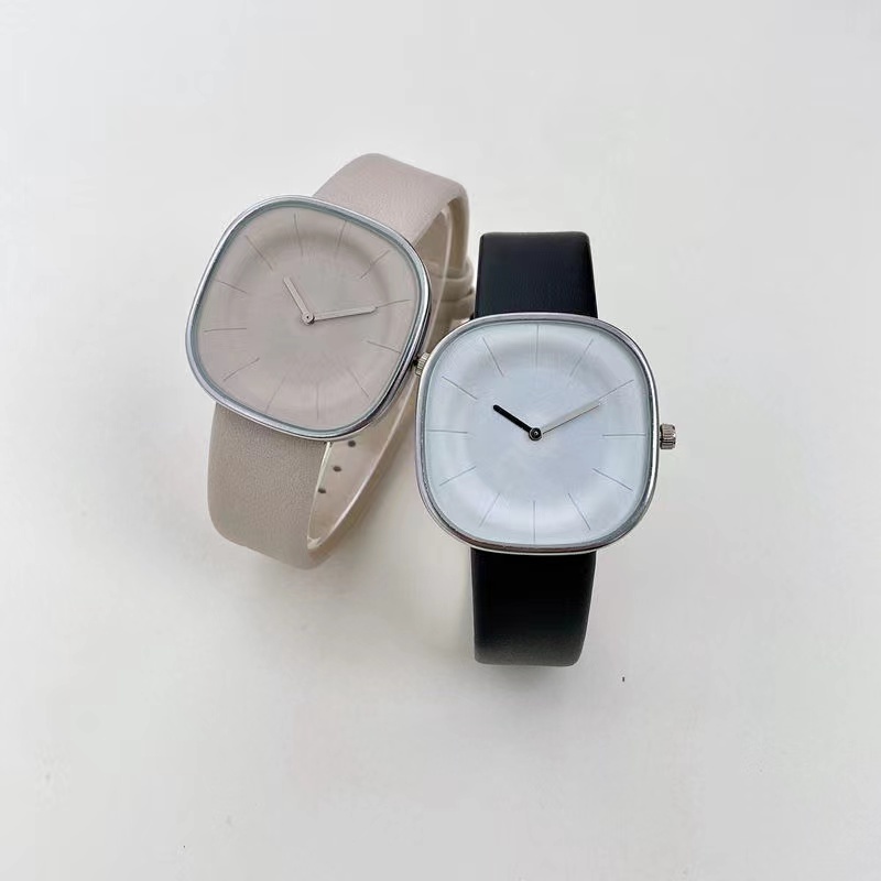 [Cois N] Đồng Hồ Khối Lập Phương Sugar Milk Tối Giản Mặt Vuông Thiết Kế Đơn Giản Thời Trang Cao Cấp Làm Quà Tặng