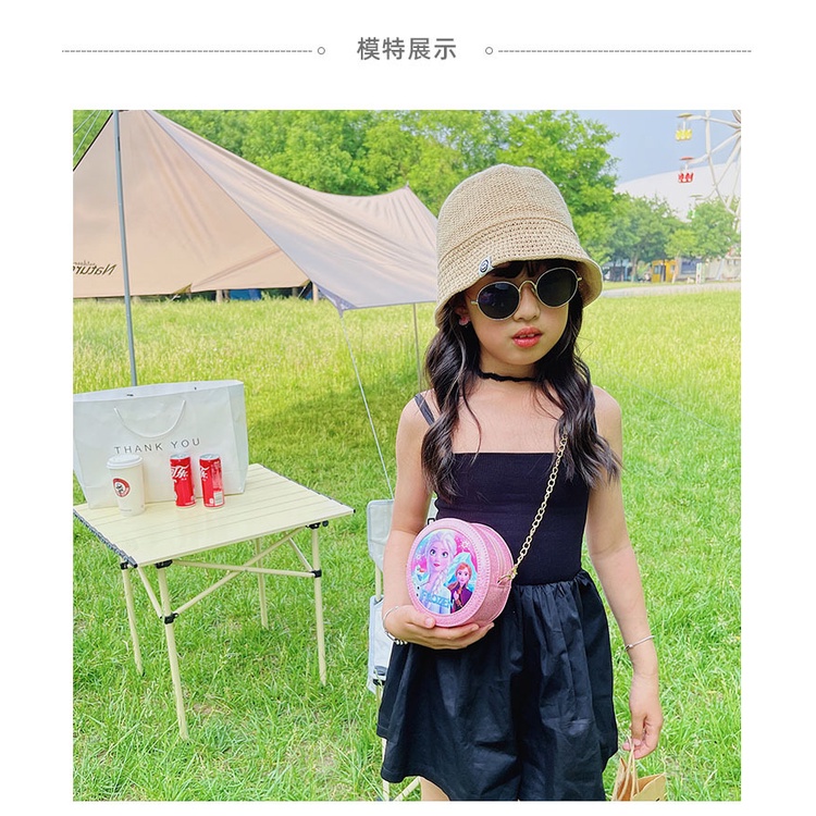 Túi xách trẻ em, túi đeo chéo bé gái hình công chúa elisa