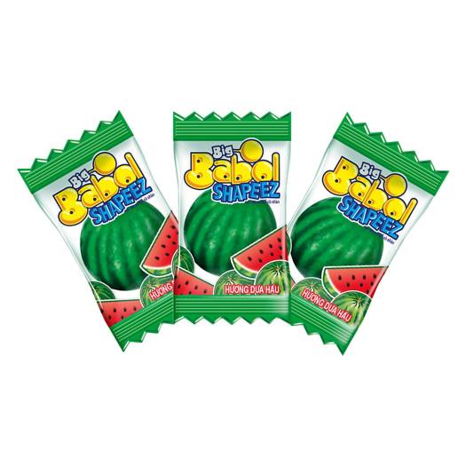 Combo 10 viên kẹo Cao Su thổi nhân dưa hấu Big Babol Sploosh