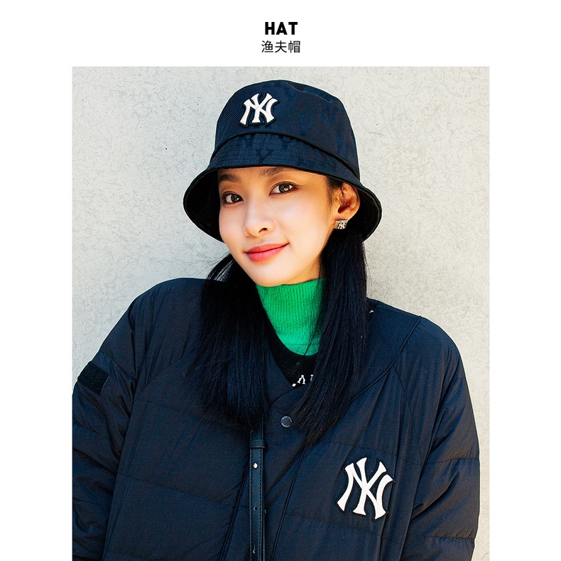 Nón Bucket Thêu Họa Tiết MLB Thời Trang Hàn Quốc